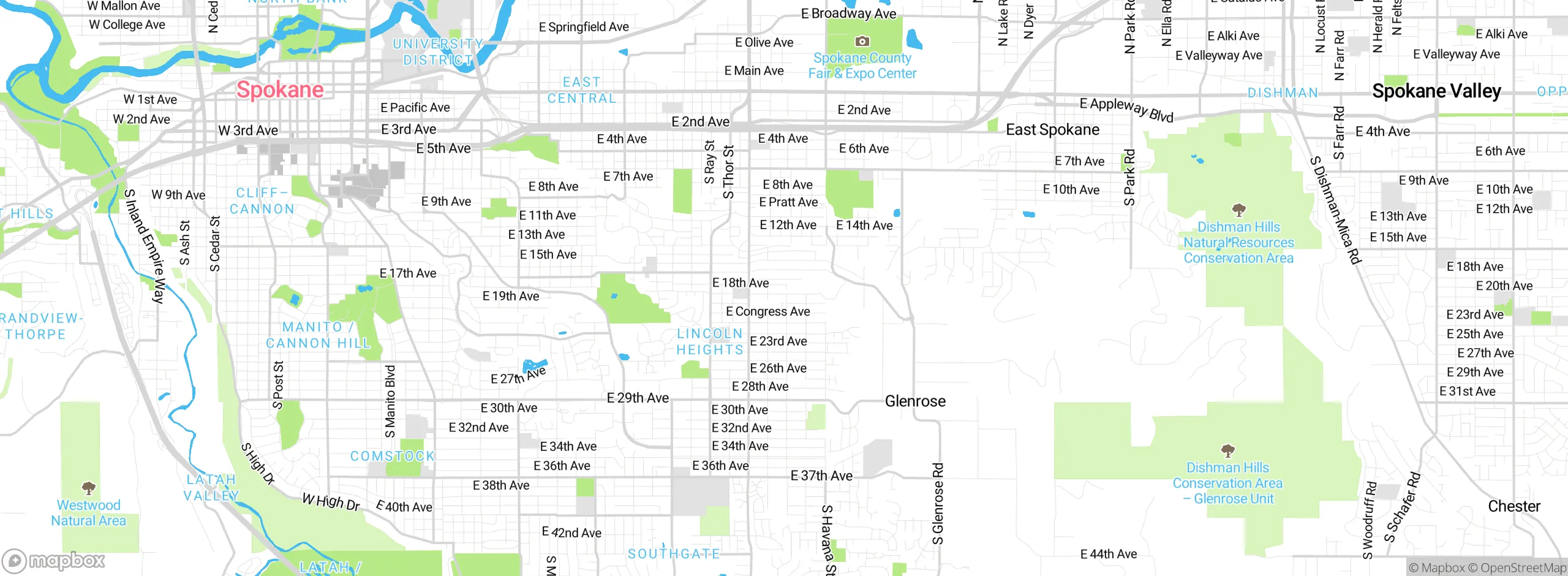 Map showing approximate location