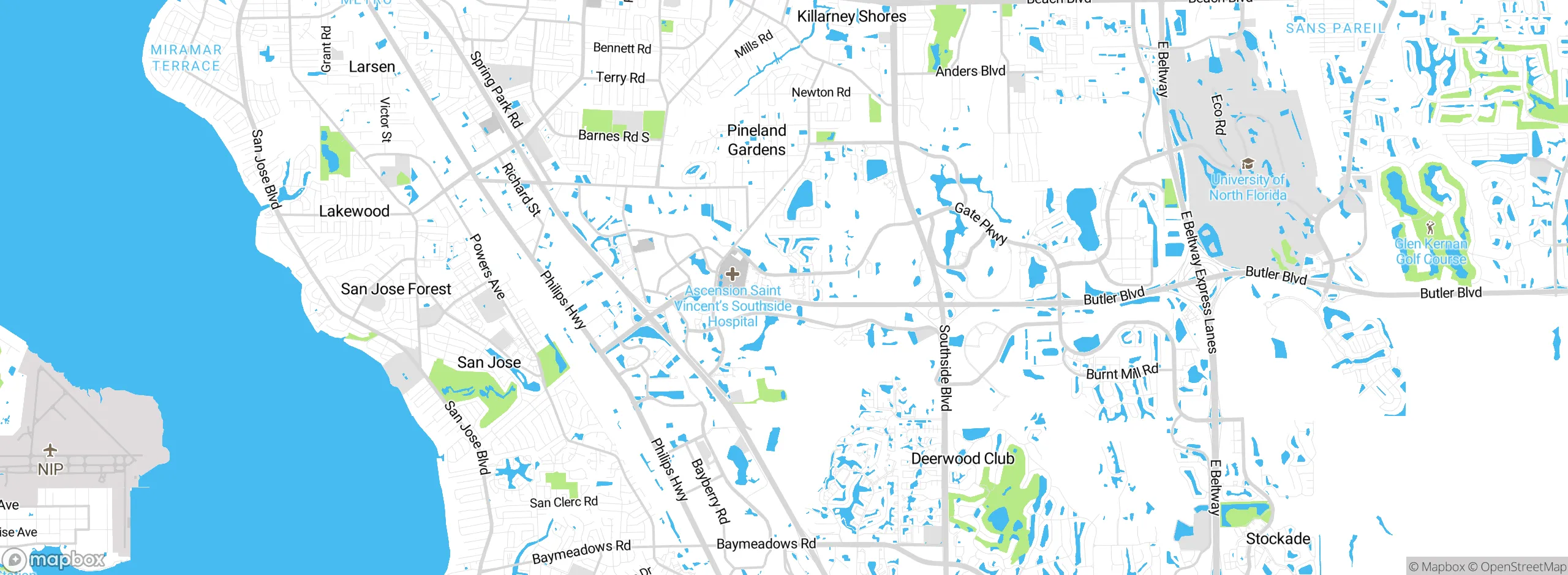 Map showing approximate location
