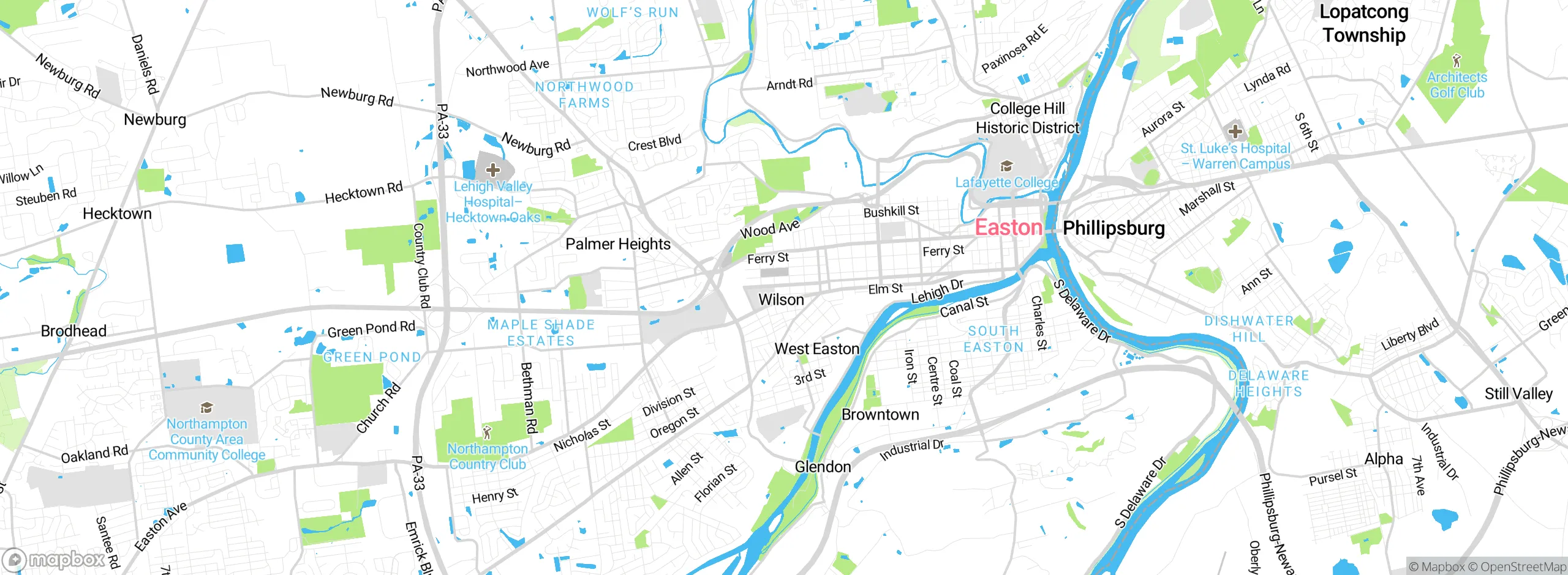 Map showing approximate location