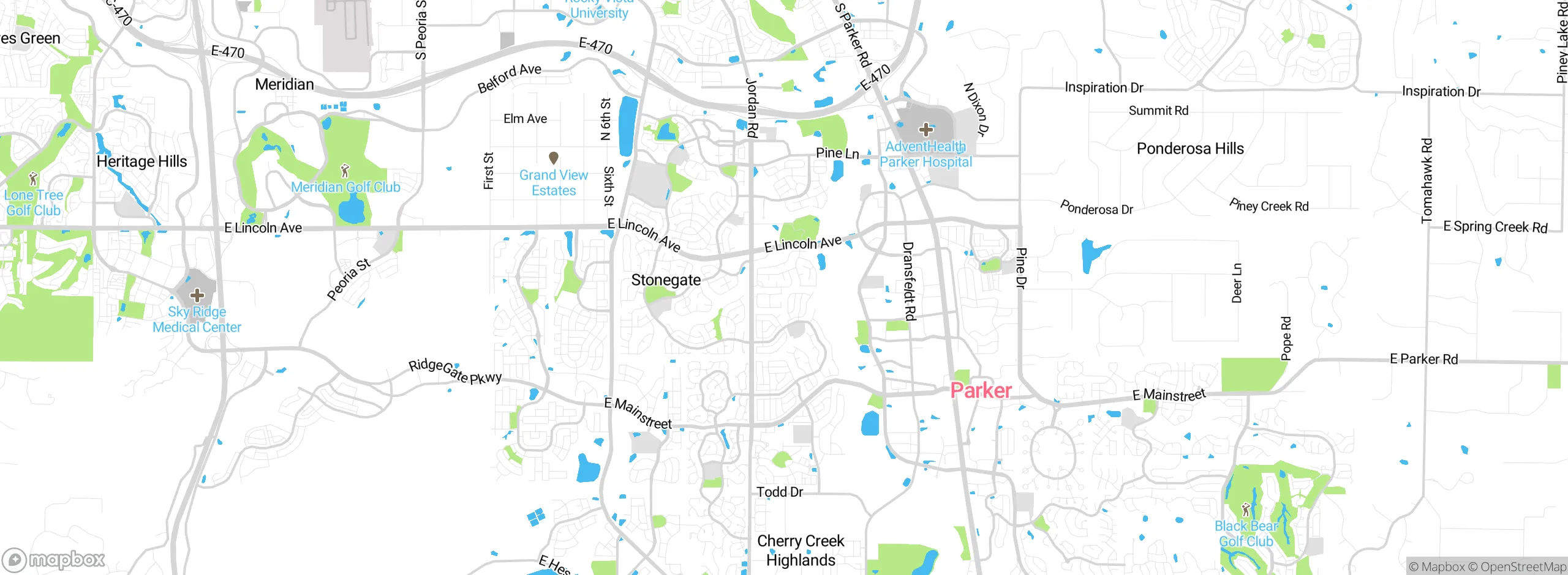 Map showing approximate location