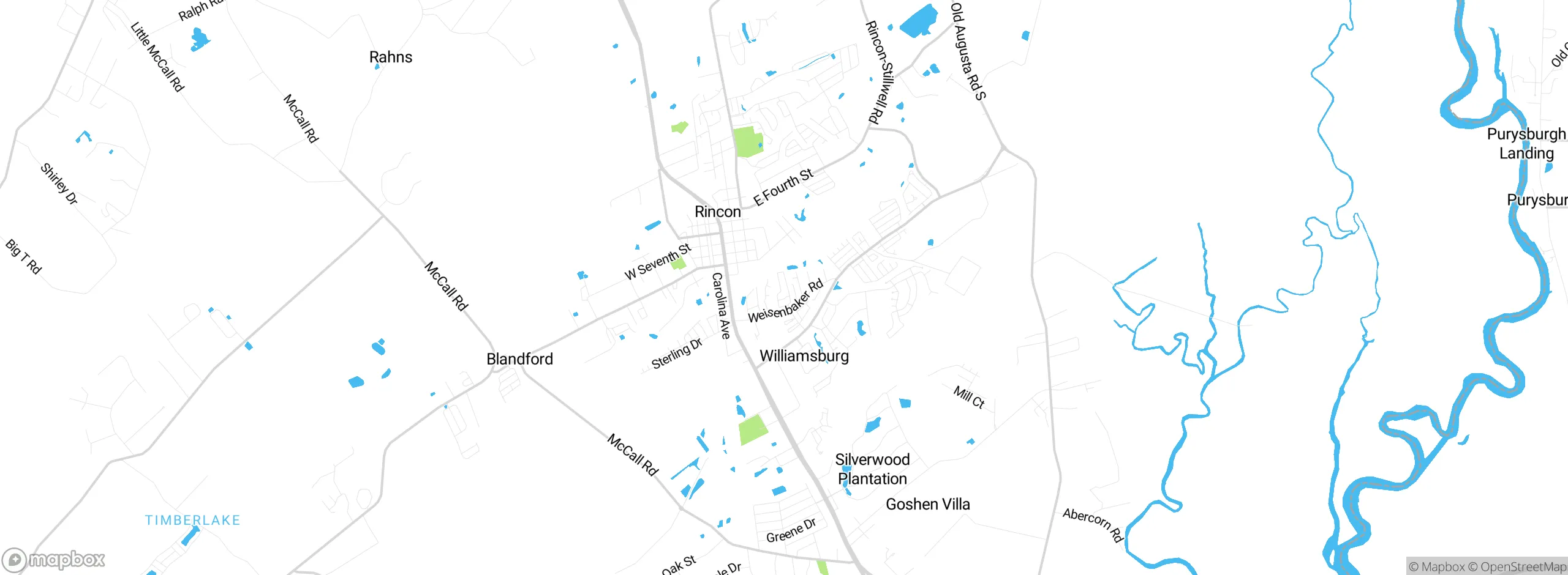 Map showing approximate location