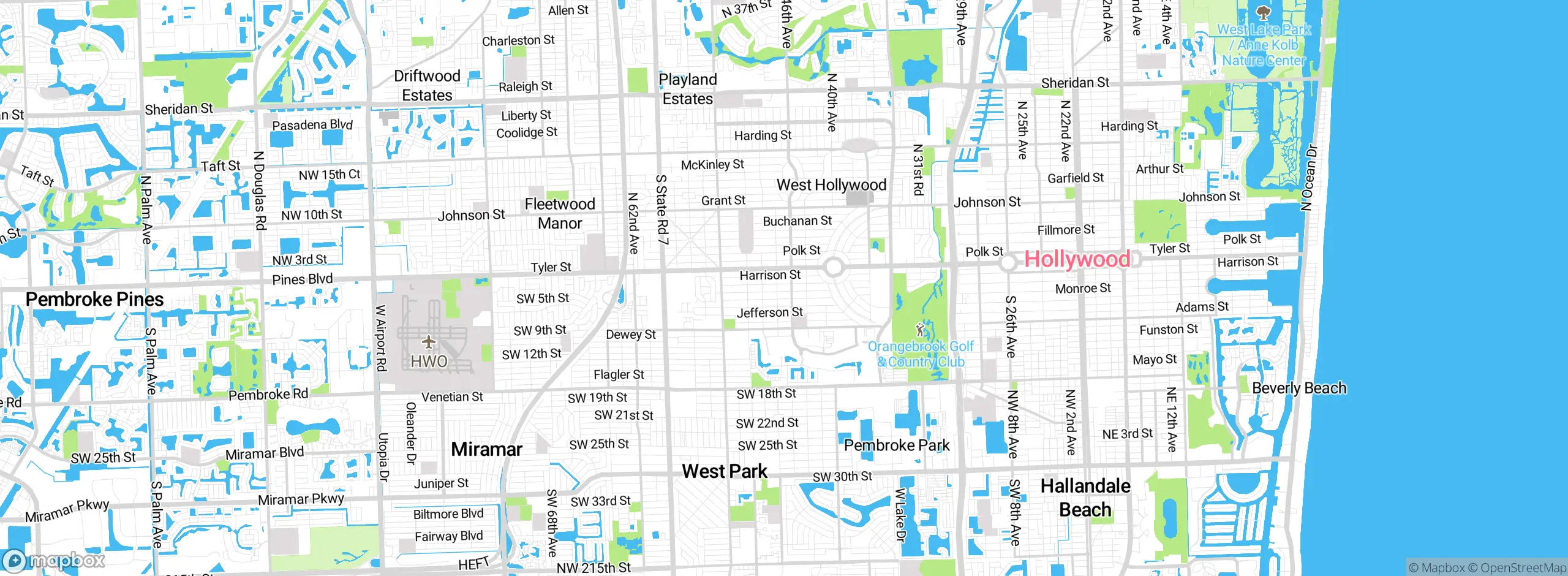 Map showing approximate location