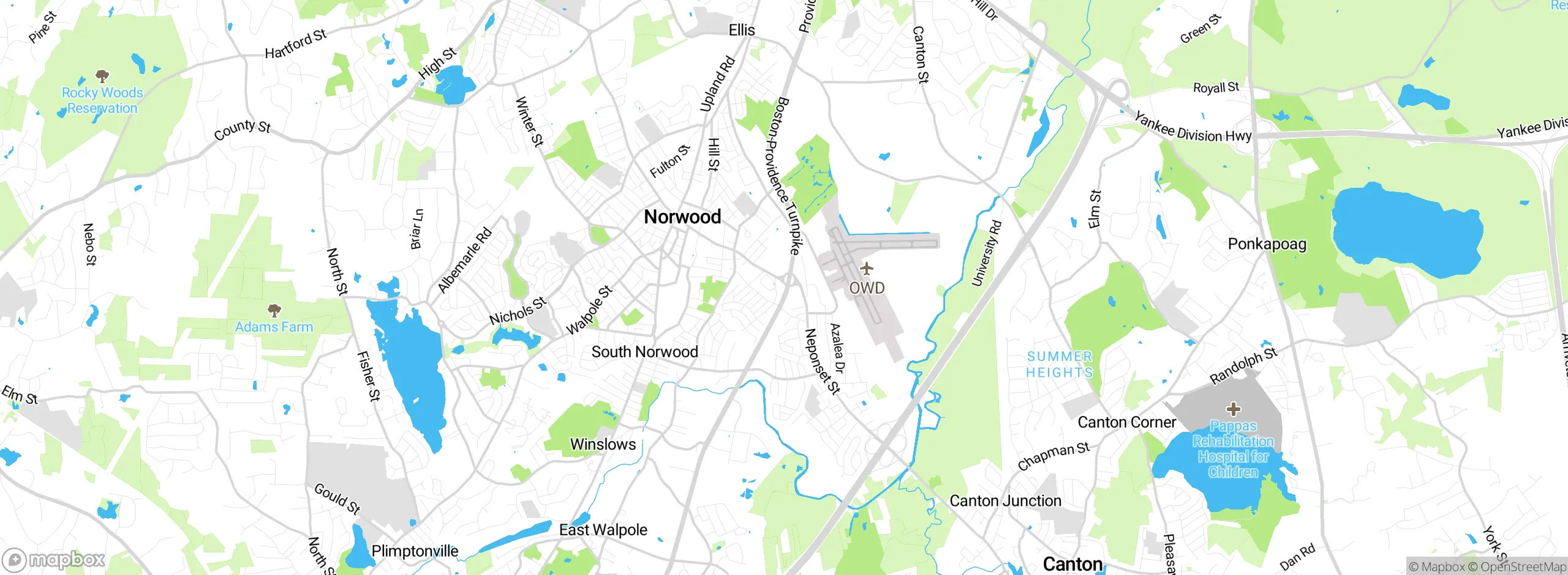 Map showing approximate location