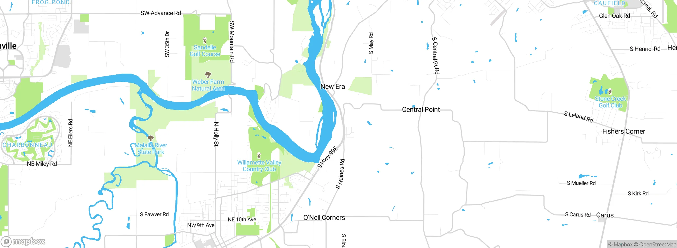 Map showing approximate location