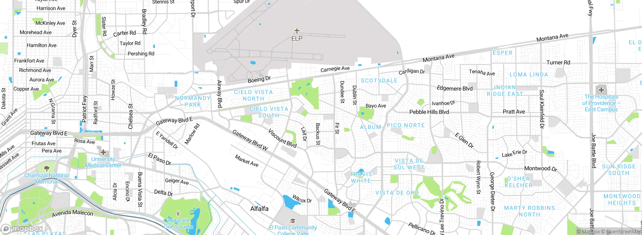 Map showing approximate location