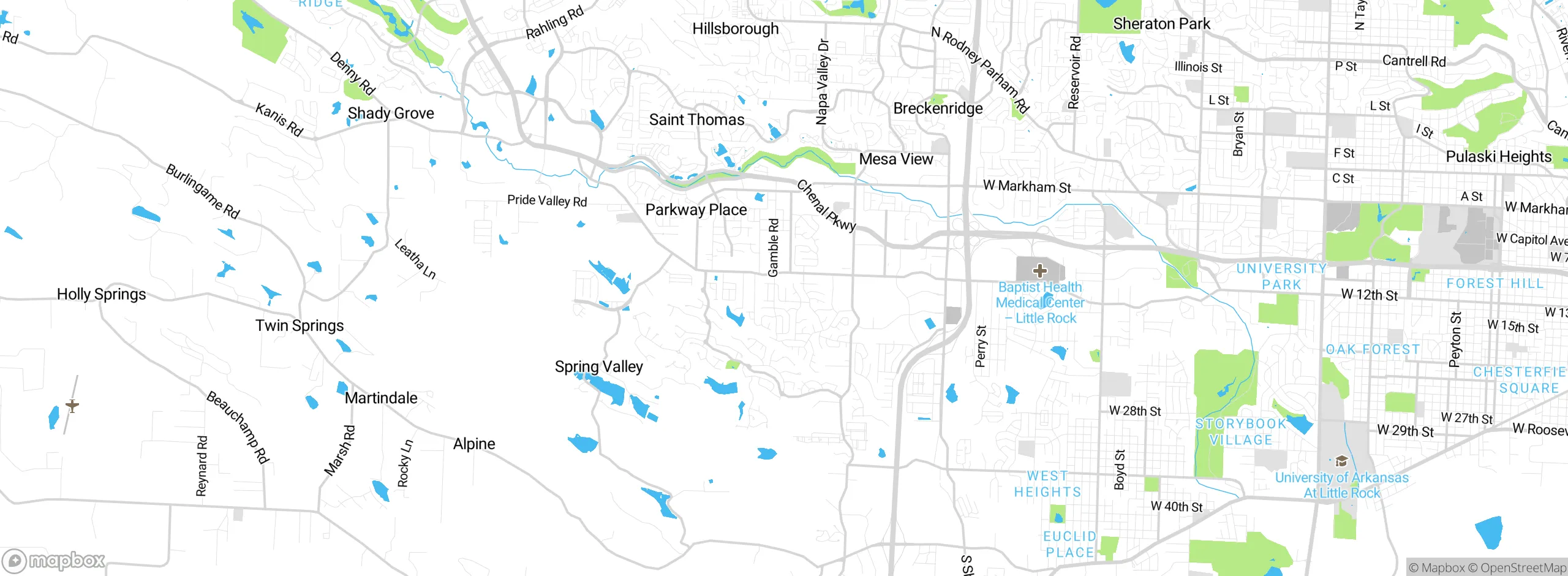 Map showing approximate location