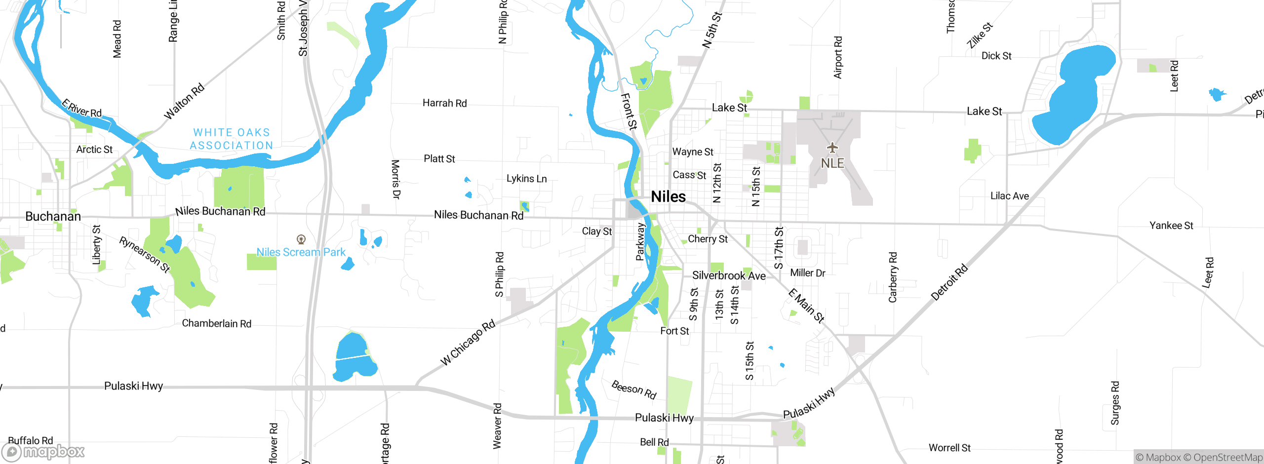 Map showing approximate location