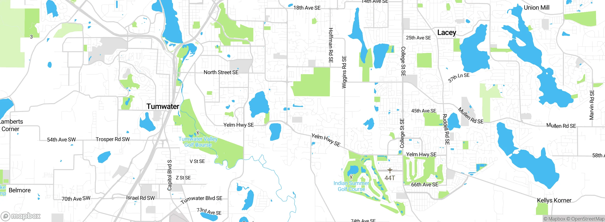 Map showing approximate location