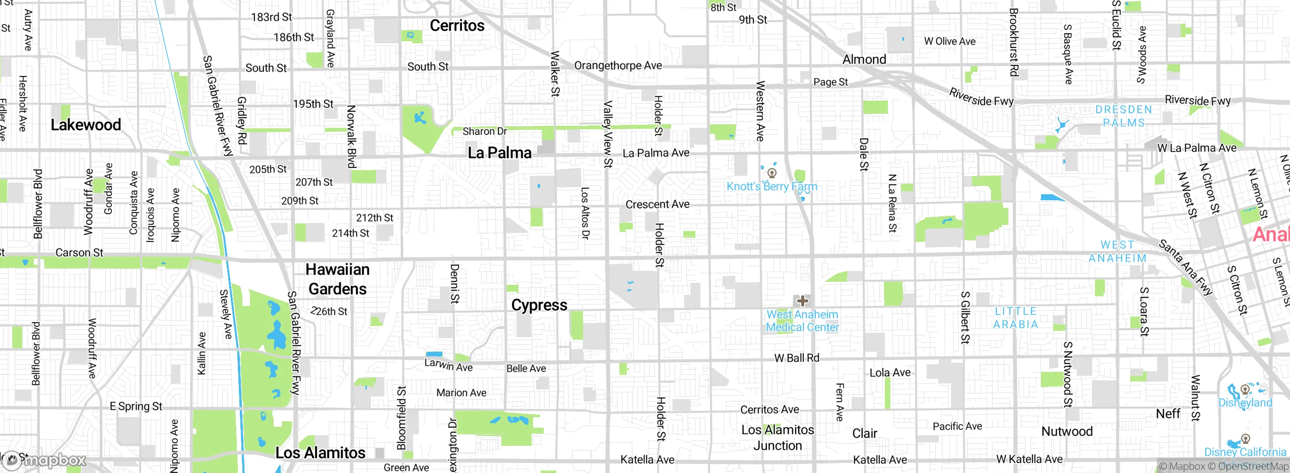 Map showing approximate location
