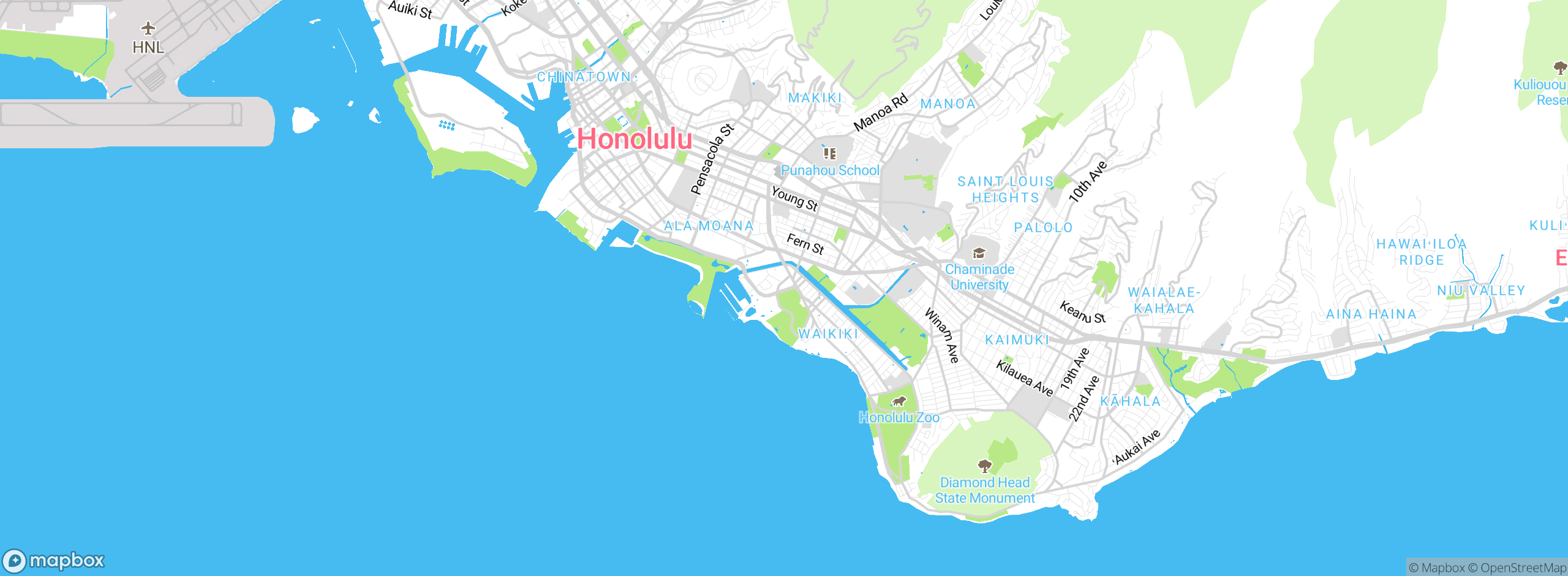 Map showing approximate location