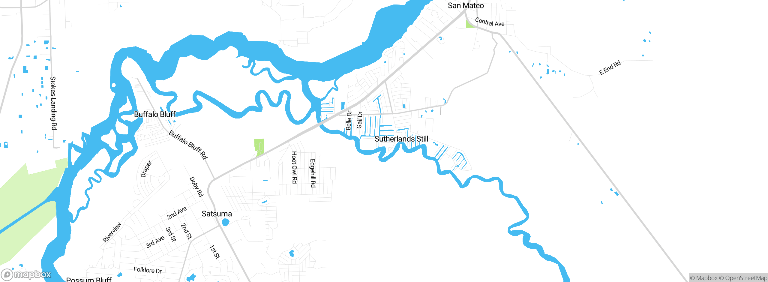 Map showing approximate location