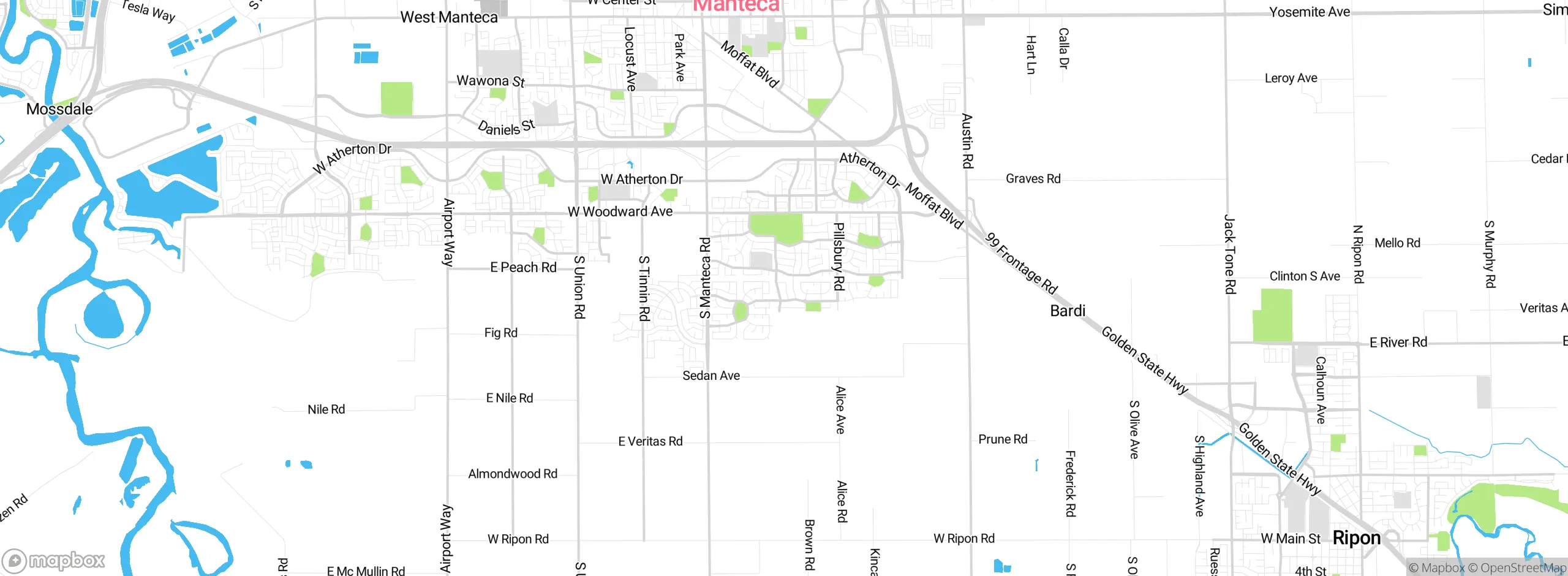 Map showing approximate location