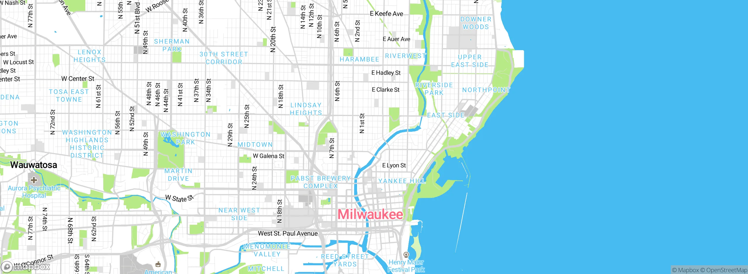 Map showing approximate location