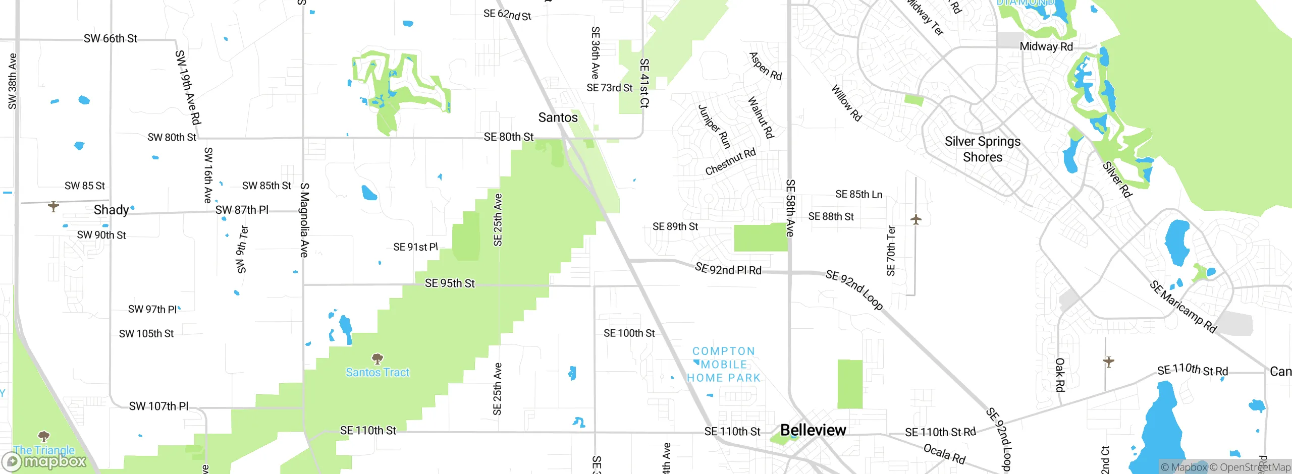 Map showing approximate location
