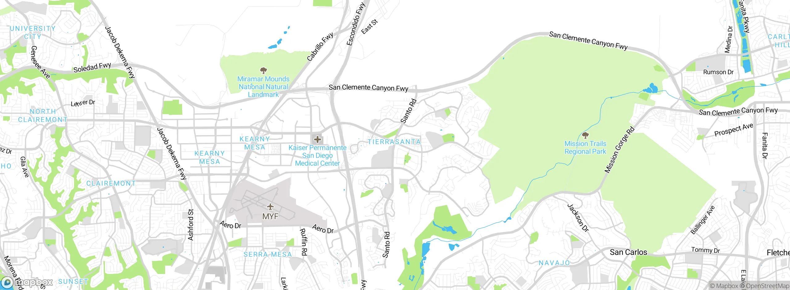 Map showing approximate location