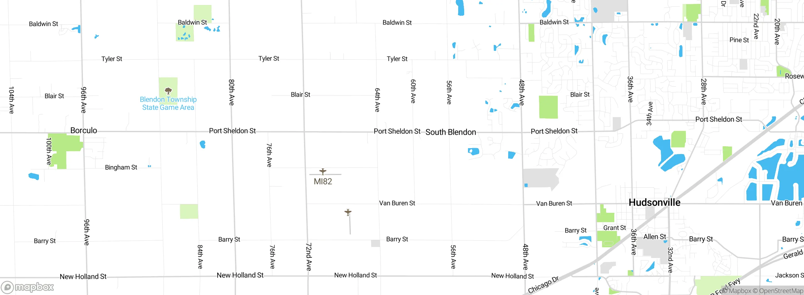Map showing approximate location