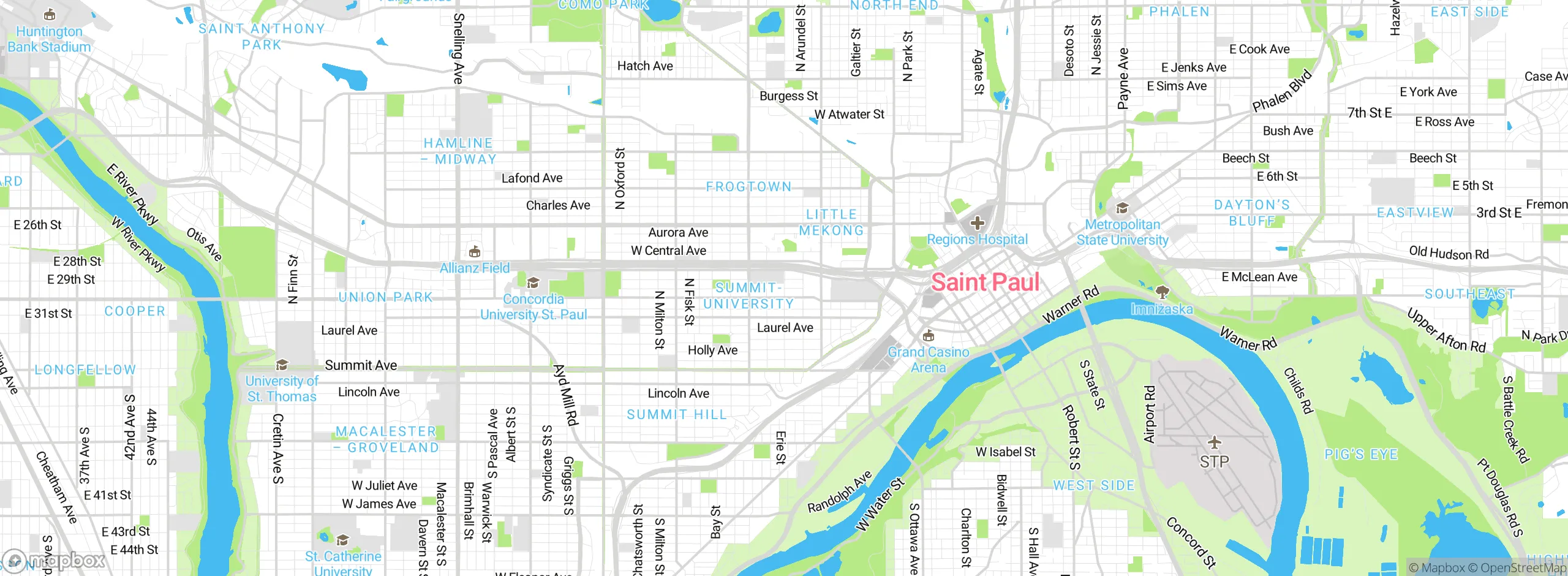 Map showing approximate location