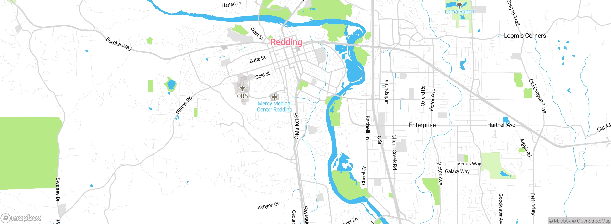 Map showing approximate location