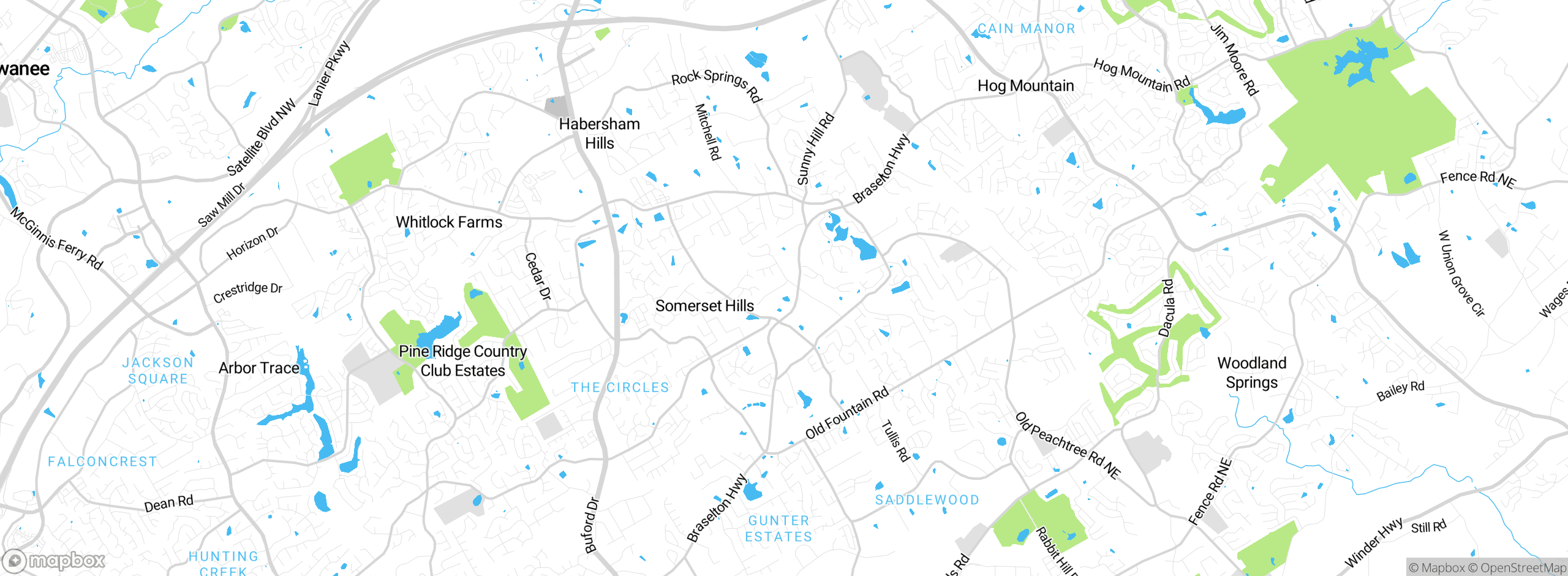 Map showing approximate location