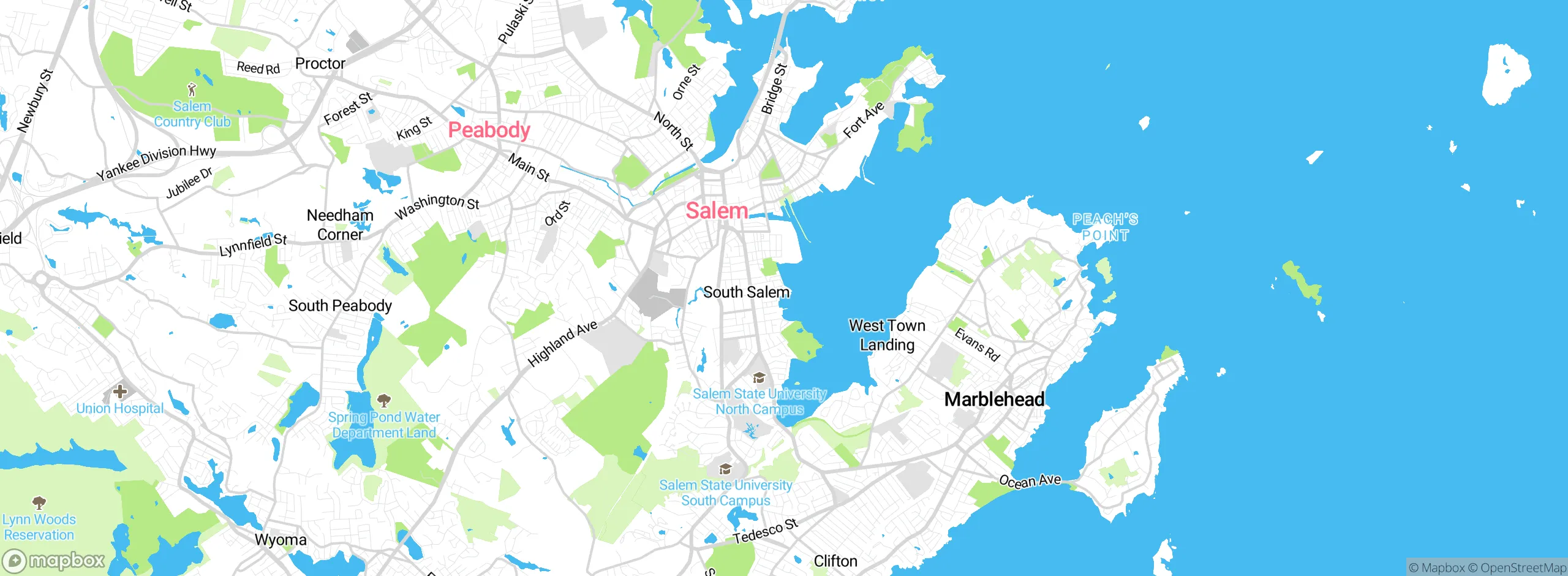 Map showing approximate location