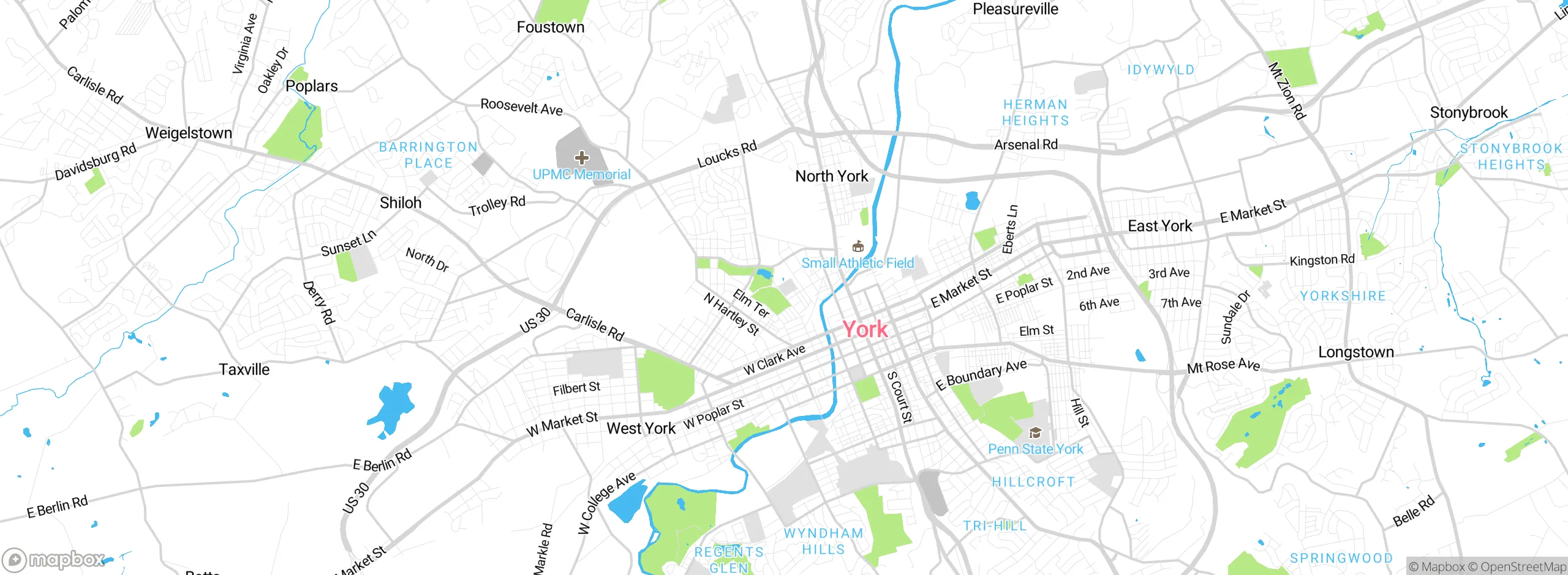 Map showing approximate location