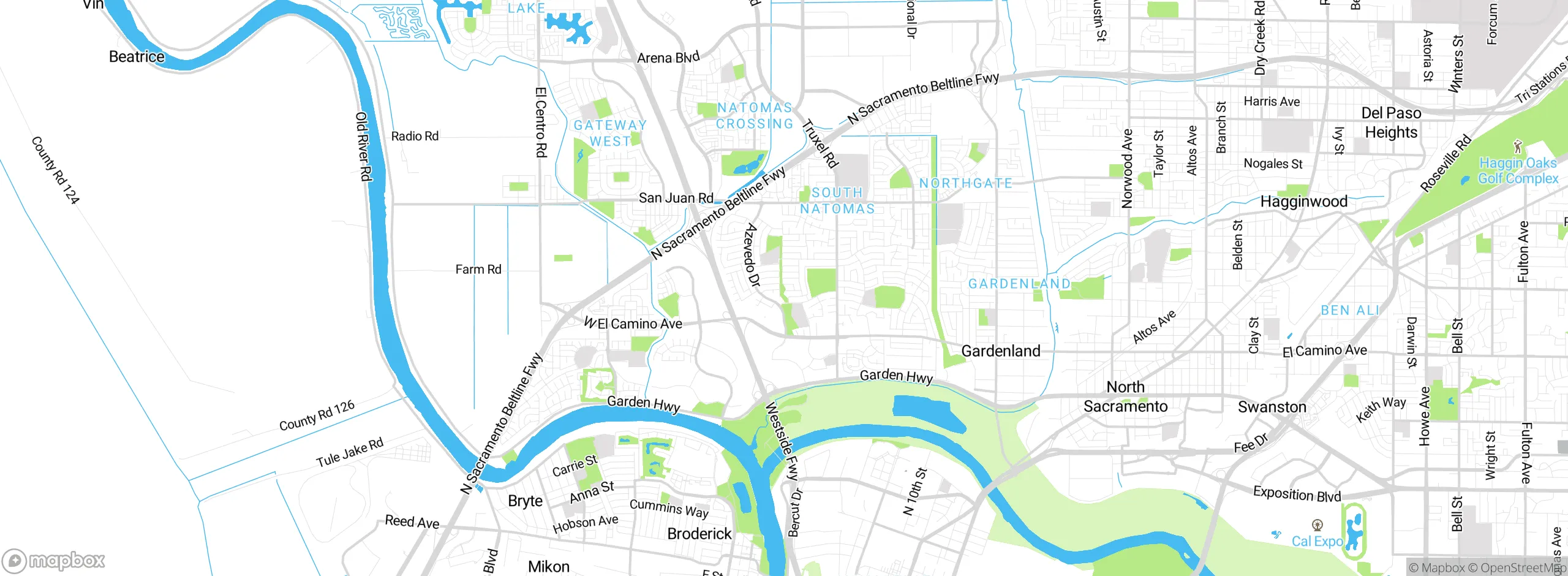 Map showing approximate location