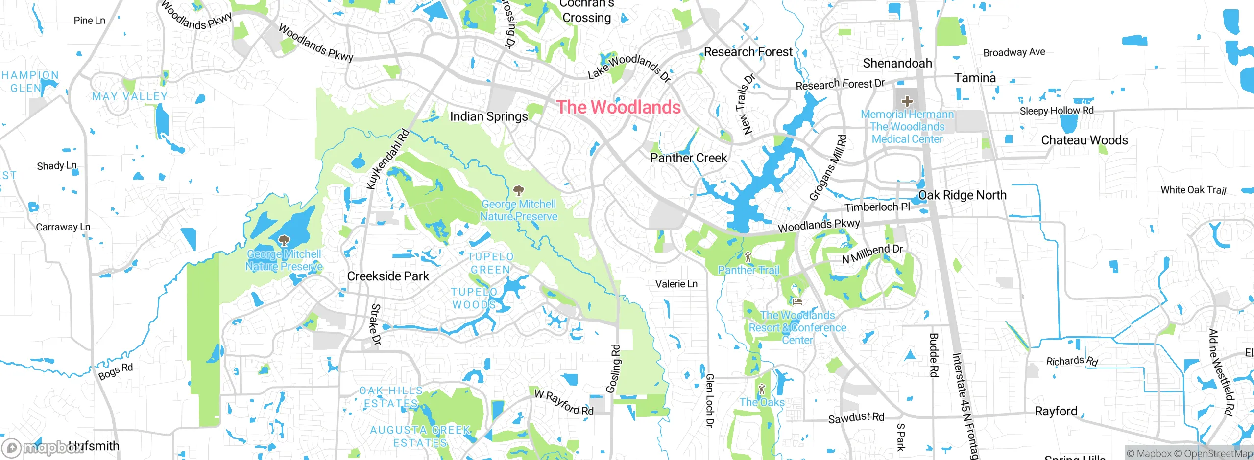 Map showing approximate location
