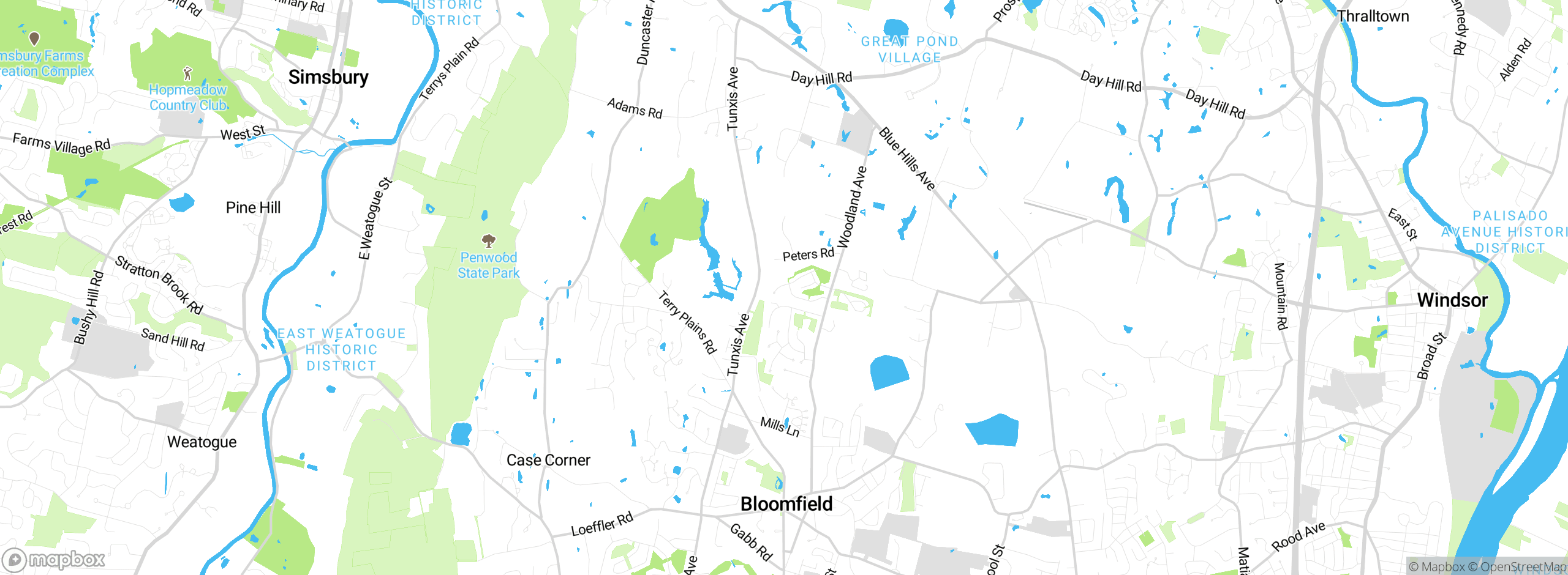 Map showing approximate location