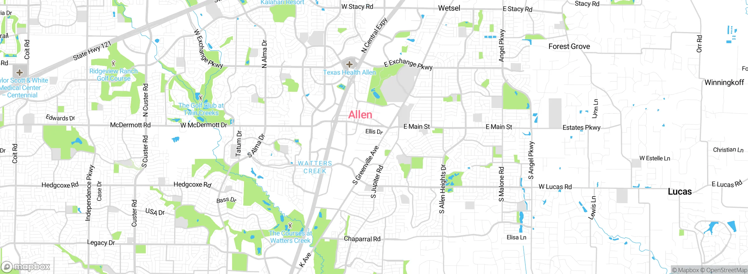 Map showing approximate location