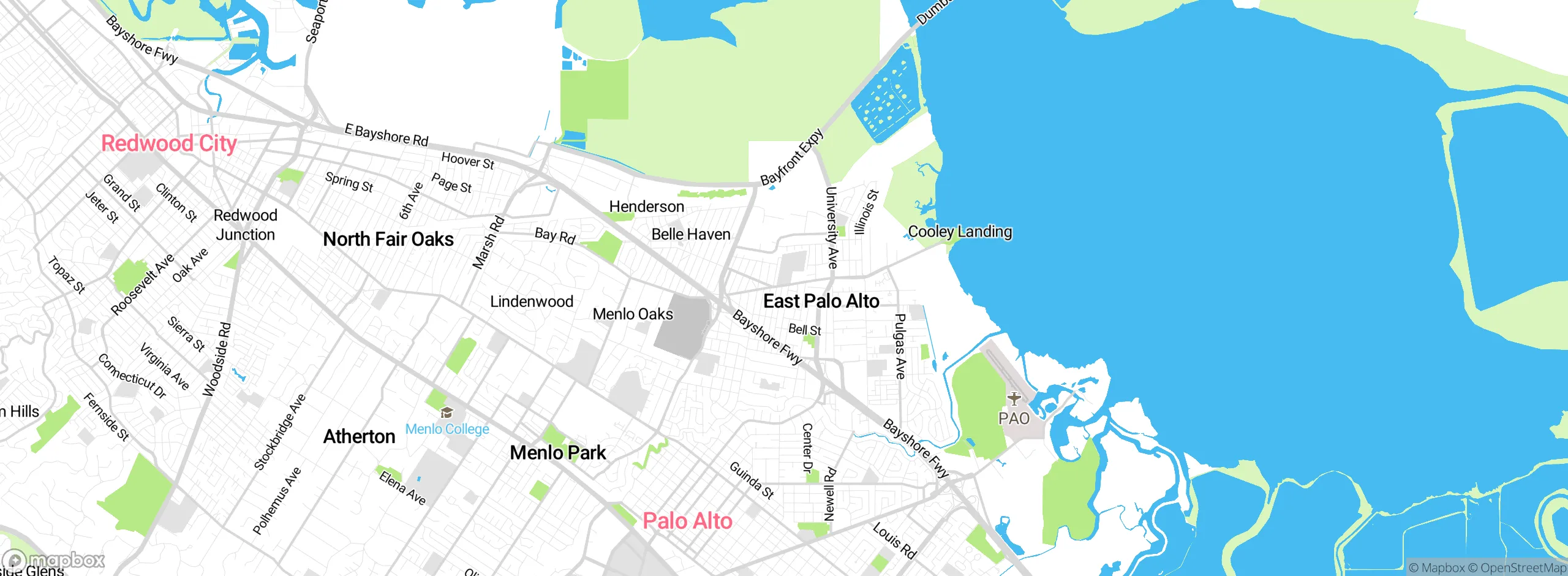 Map showing approximate location