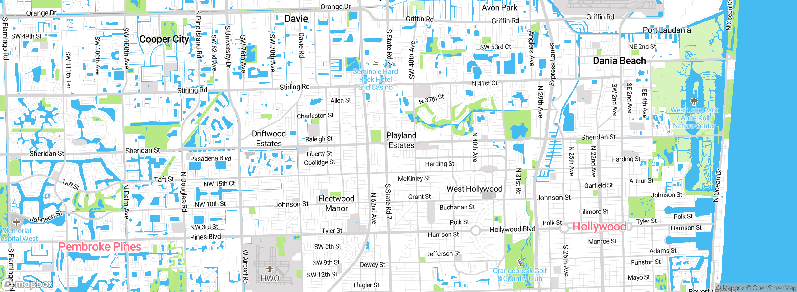 Map showing approximate location