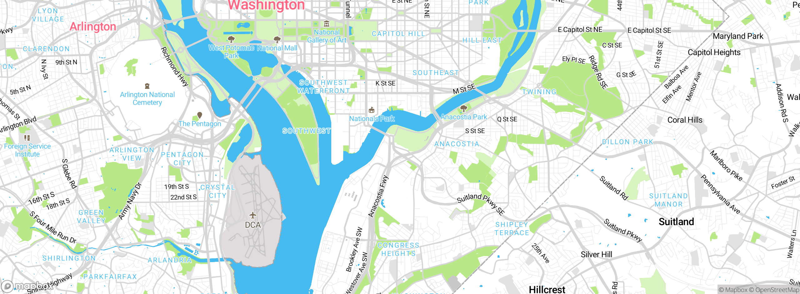 Map showing approximate location