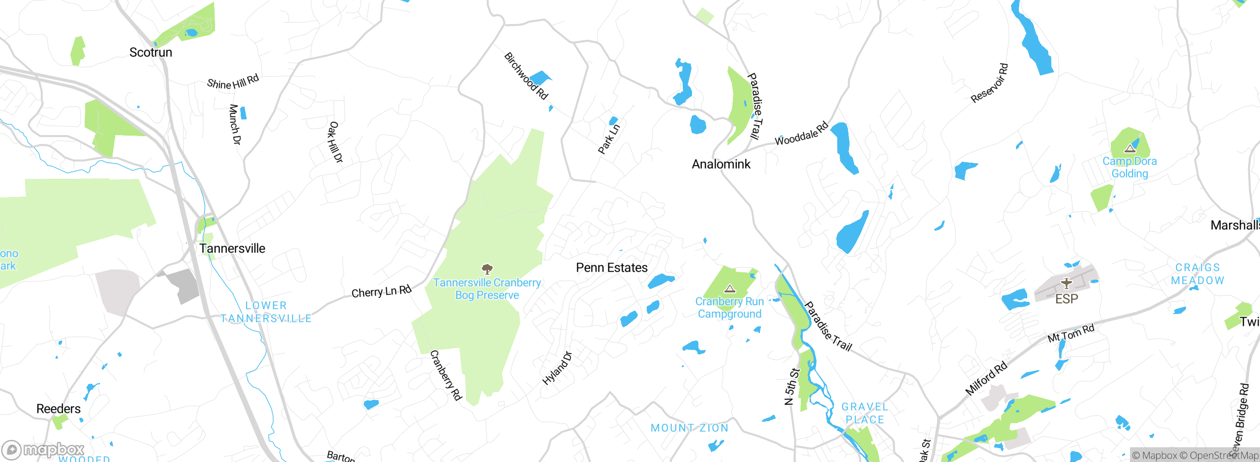 Map showing approximate location