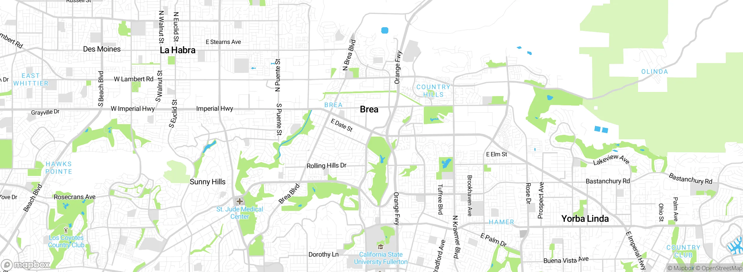 Map showing approximate location