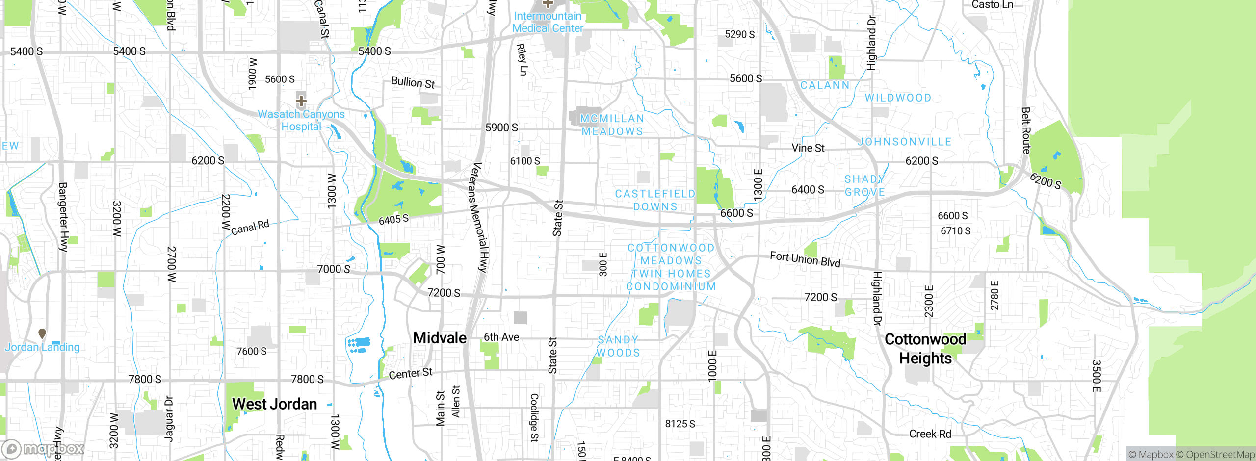 Map showing approximate location