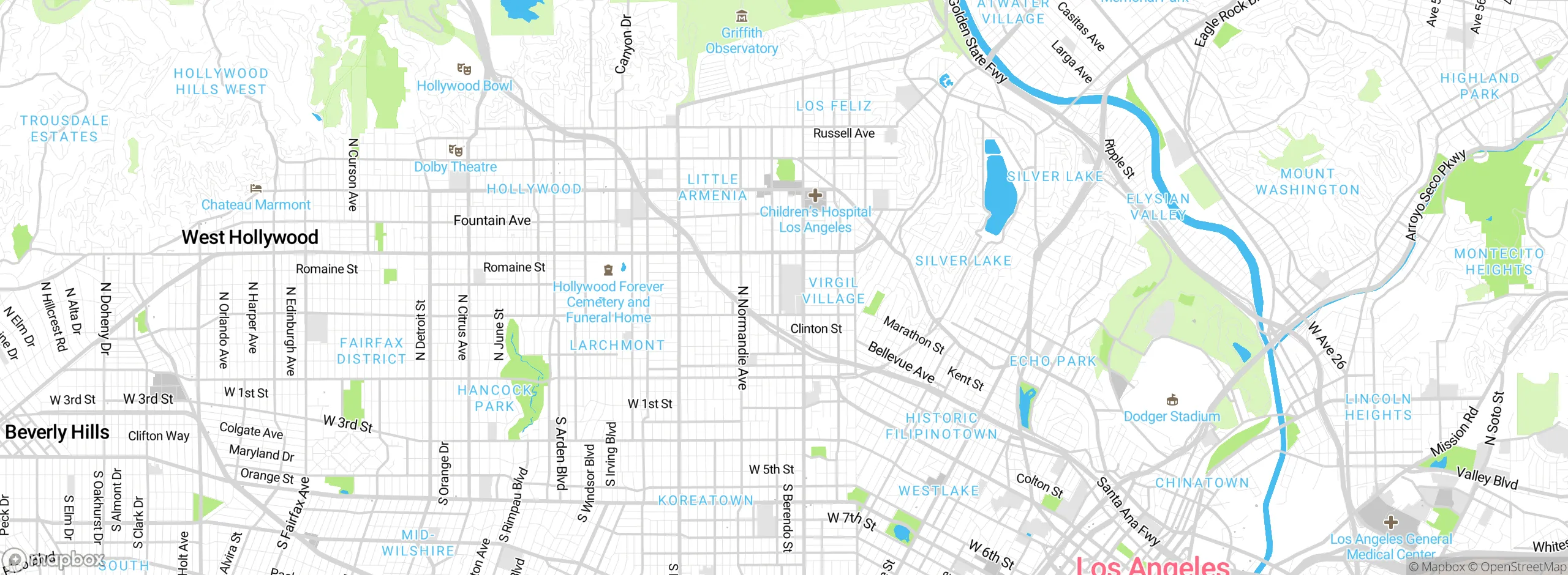 Map showing approximate location