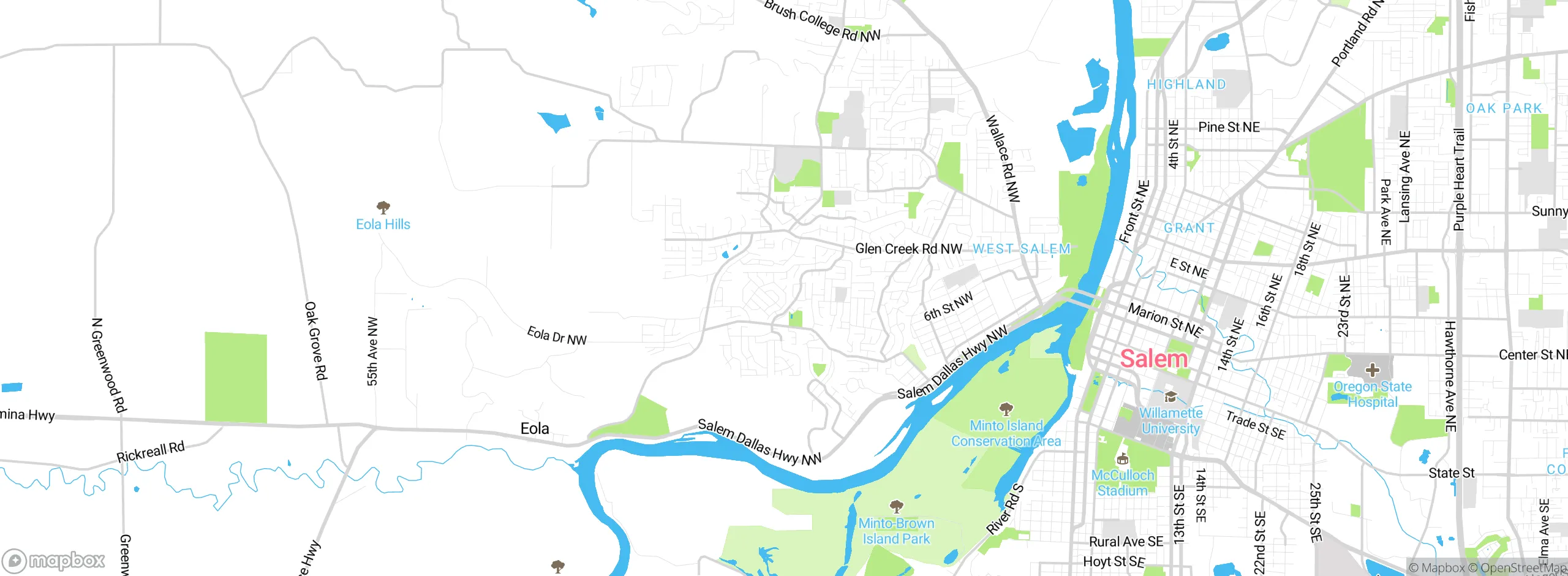 Map showing approximate location