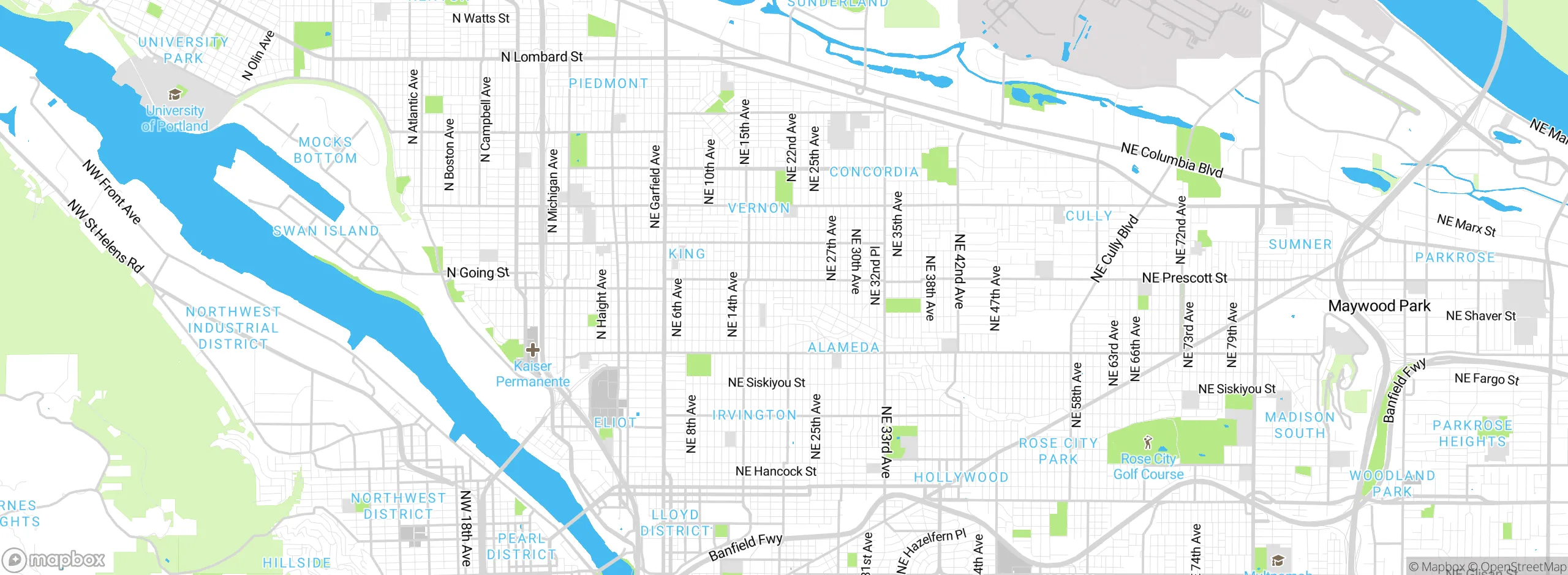 Map showing approximate location