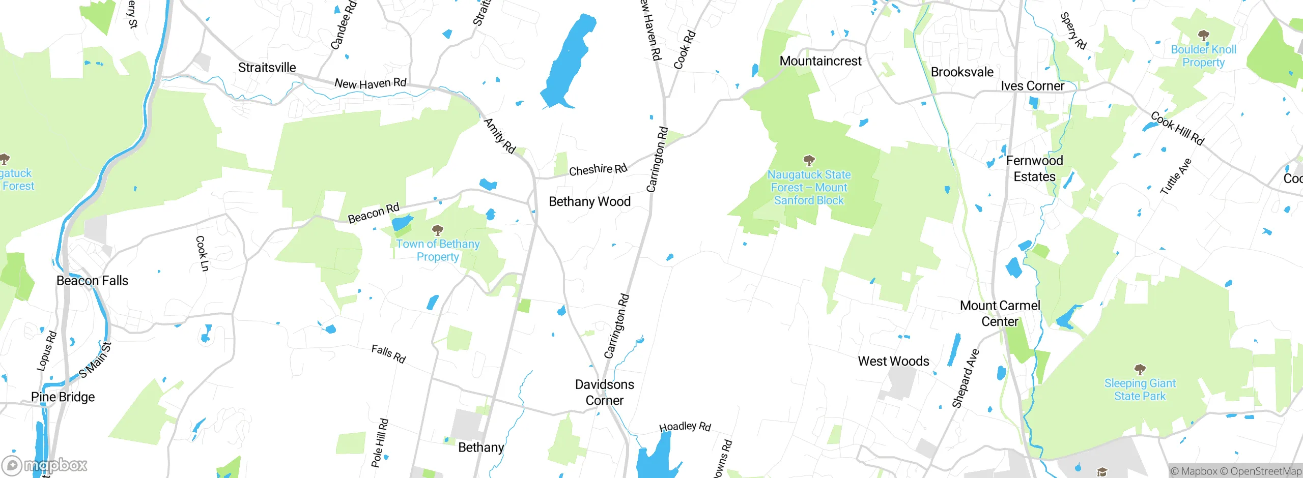 Map showing approximate location