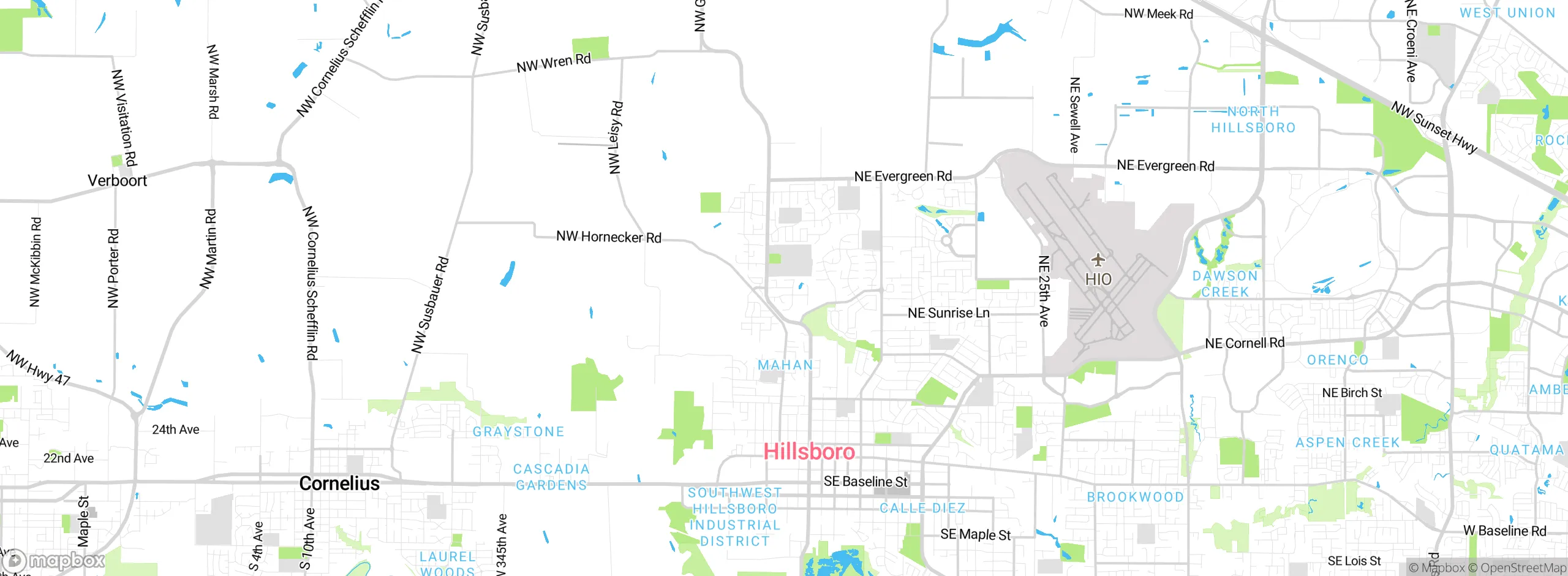 Map showing approximate location