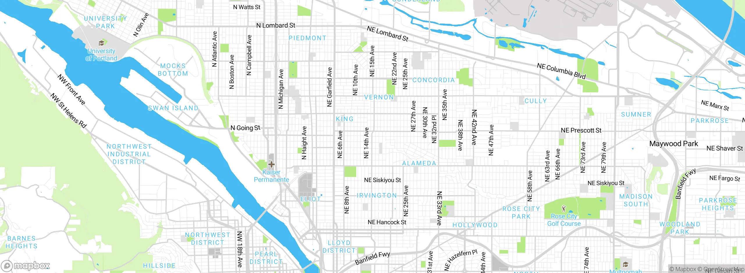 Map showing approximate location