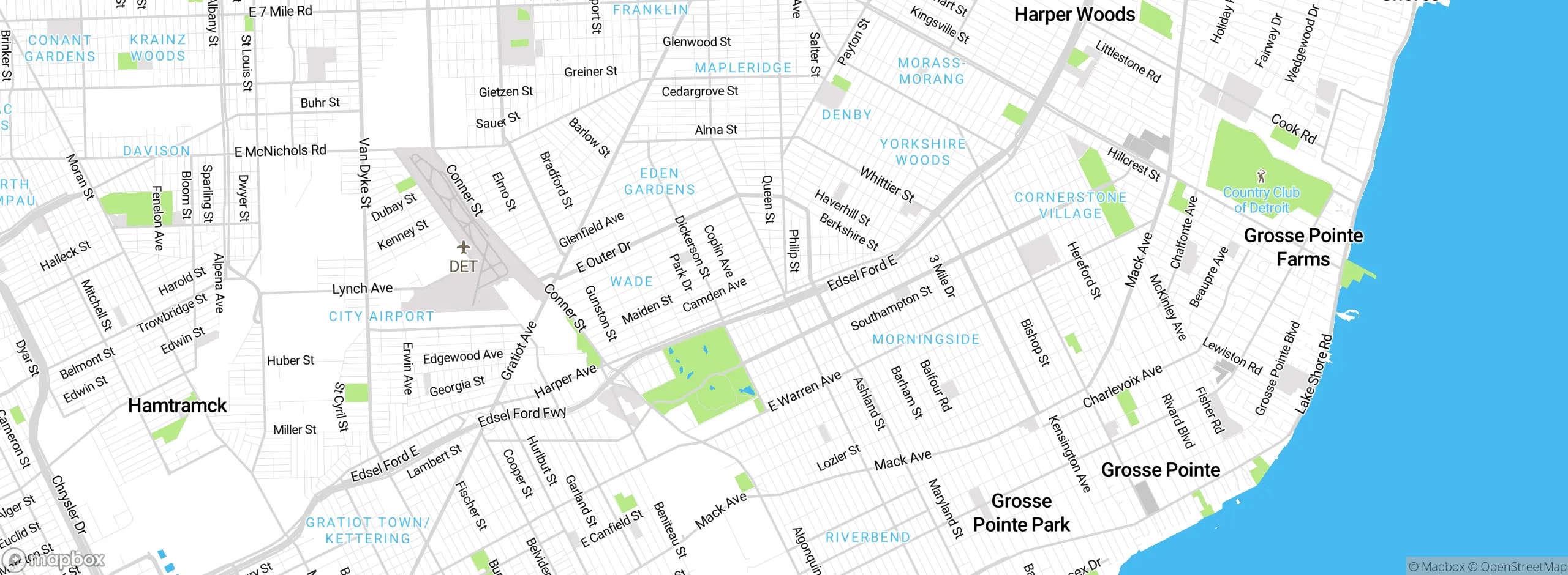 Map showing approximate location