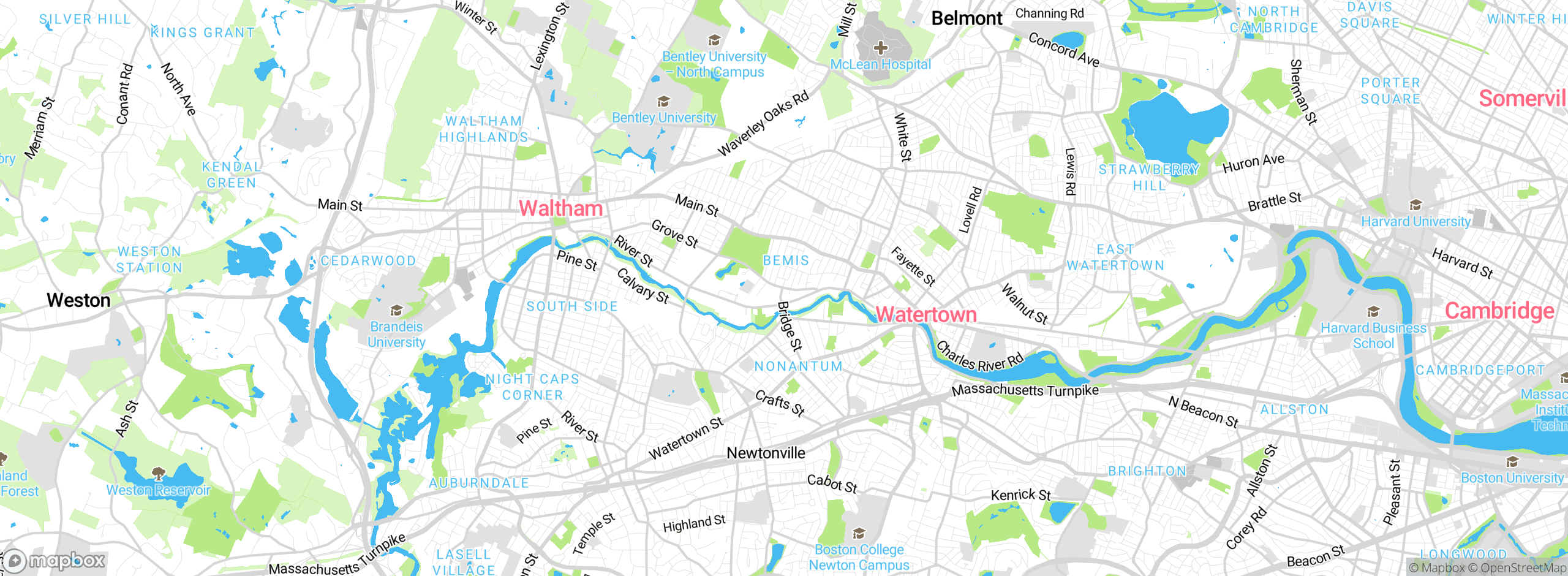 Map showing approximate location