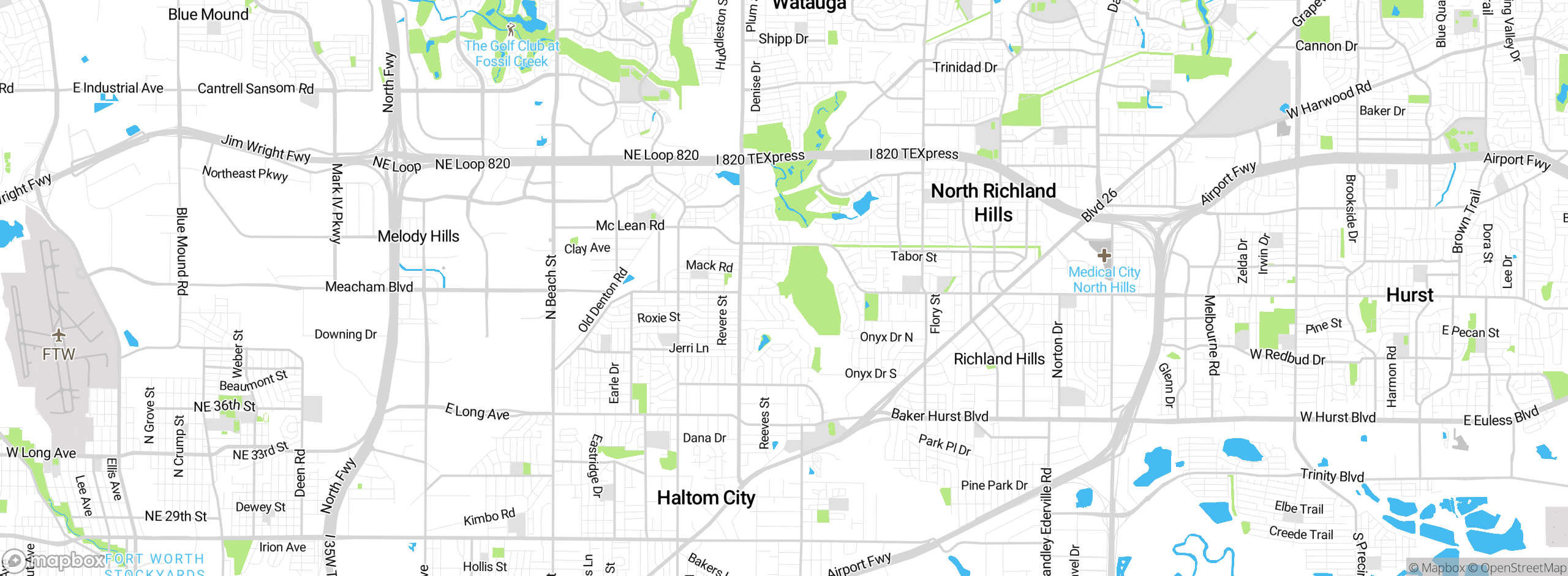Map showing approximate location
