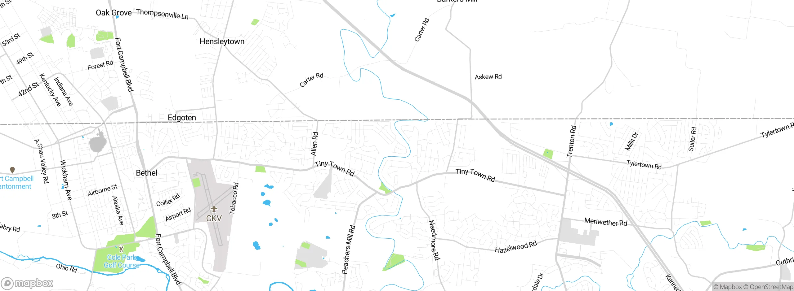 Map showing approximate location