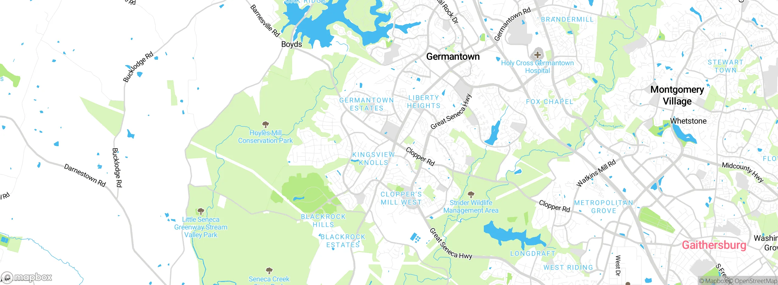 Map showing approximate location