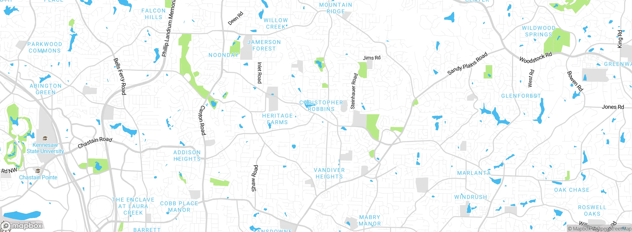 Map showing approximate location