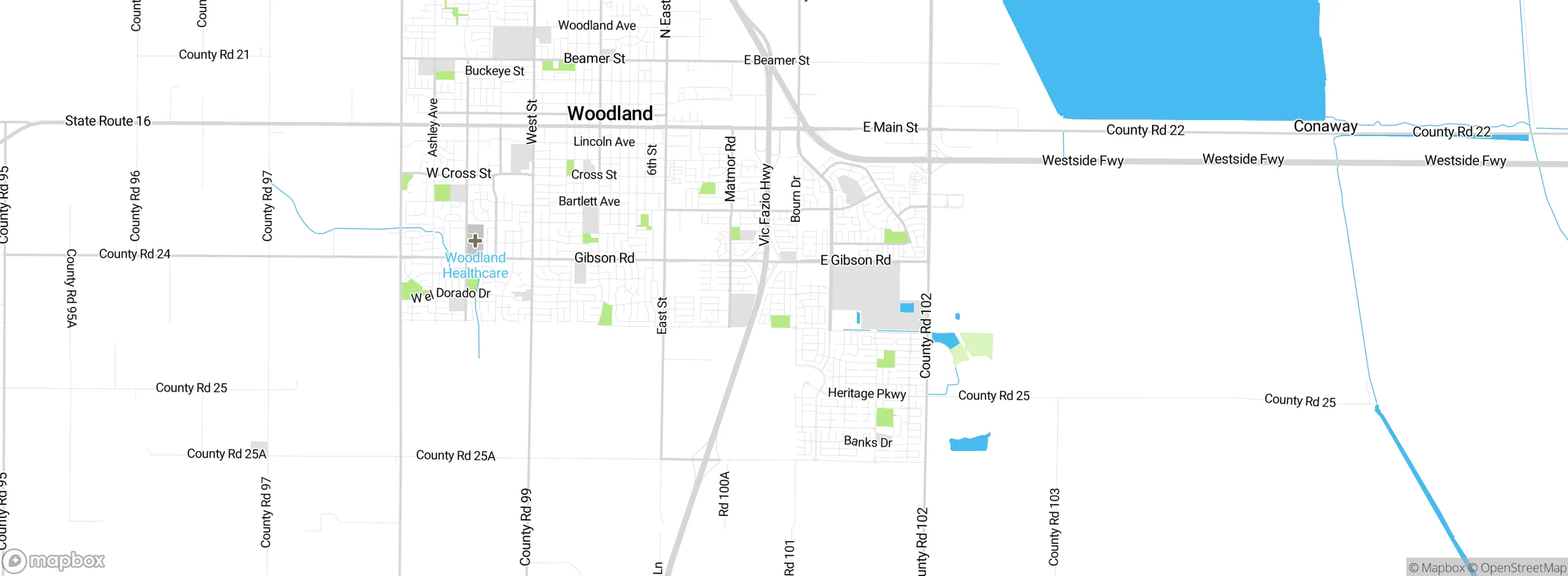 Map showing approximate location
