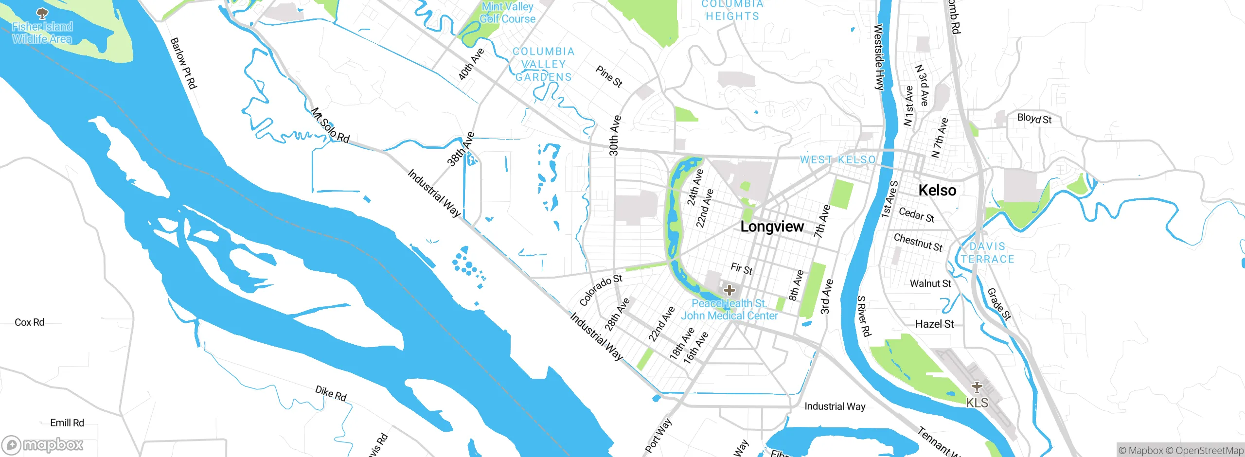 Map showing approximate location