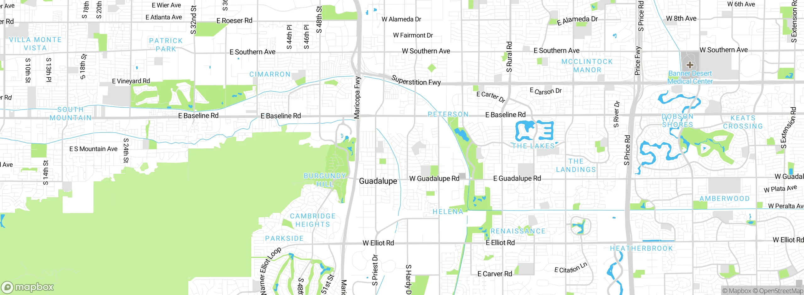 Map showing approximate location